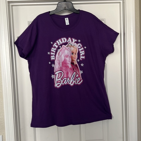 Delta Soft New Purple Birthday Girl Barbie Graphic Tee Size 2XX, 💯 % Cotton!NWT - Picture 8 of 8